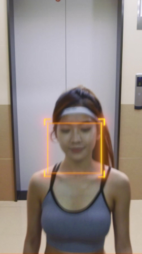AI人臉呼梯